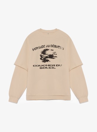 лонгслив la nuit beige - женская одежда, обувь и аксессуары недорогая 