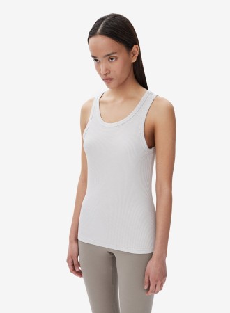 майка delicate light grey - мужские топы и майки