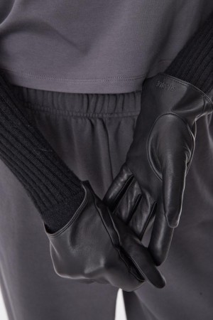 перчатки essentials black fable - мужская одежда, обувь и аксессуары удлиненная 