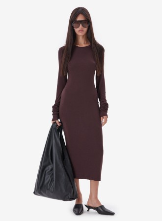 платье embrace brown - платья и сарафаны коричневые 