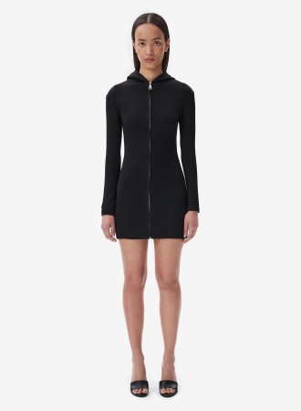 платье invisible black - платья и сарафаны с капюшоном 