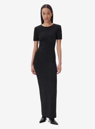 платье noble maxi black - платья и сарафаны кожаные 