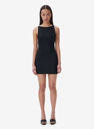 платье slip mini black - платья и сарафаны эластичные 