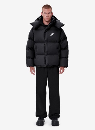 пуховик basic black - женская одежда, обувь и аксессуары черная 