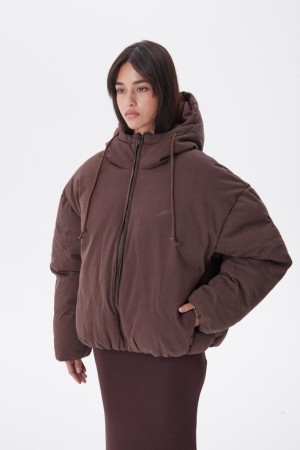 пуховик cloud  brown - женские пуховики по распродаже