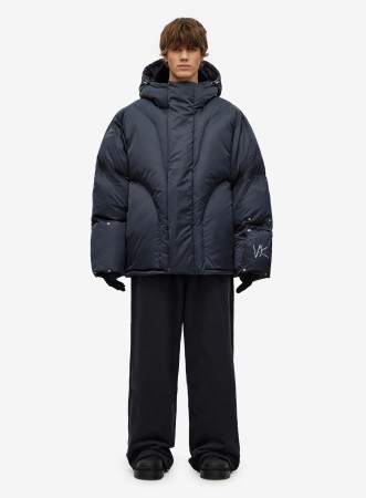 пуховик f | х vk spacesuit dark blue fable - верхняя одежда серая 
