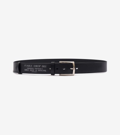 ремень embossed logo black fable - ремни и пояса черные 