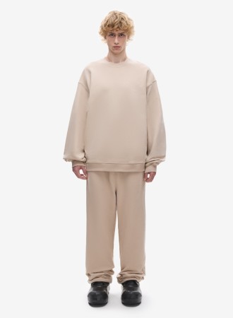 свитшот uniform beige calf fable - мужская одежда, обувь и аксессуары объемная 