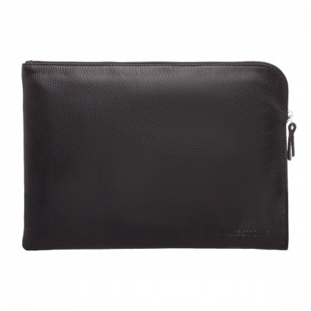 кожаная папка bampton black - сумки и рюкзаки с карманами 