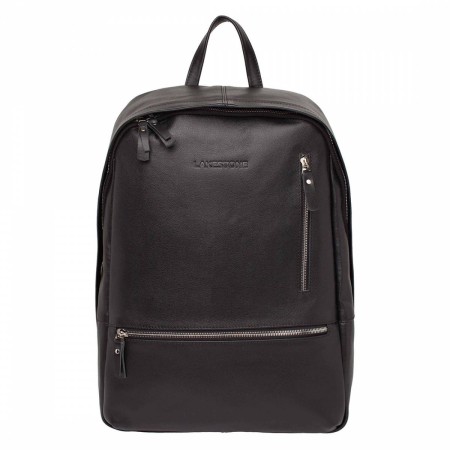 кожаный рюкзак adams black - рюкзаки и портфели