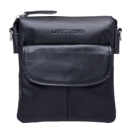 небольшая кожаная сумка через плечо osborne black - сумки и чехлы lakestone 