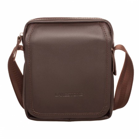 небольшая кожаная сумка через плечо parker brown - сумки и рюкзаки свободные 