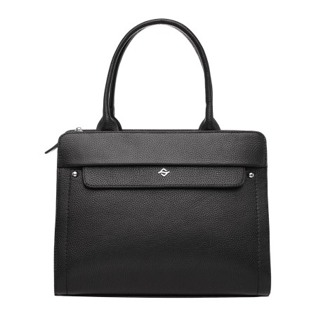 женская кожаная сумка darnley black - женские сумки на молнии 