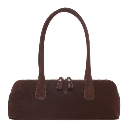 женская сумка bianca brown suede фотография