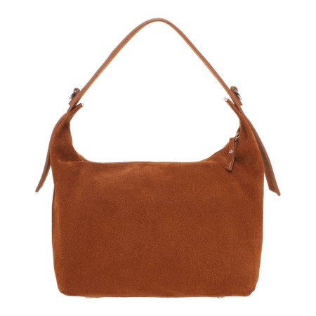 женская сумка esme brown suede - женские аксессуары замшевые 