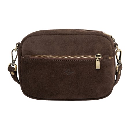 женская сумка tate brown suede фотография