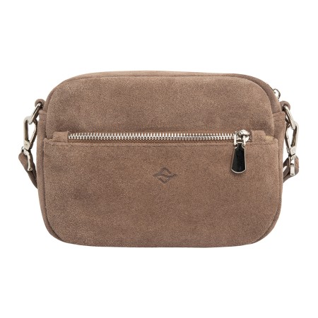 женская сумка tate taupe suede фотография