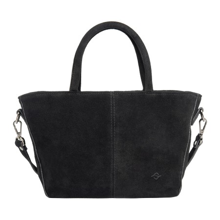 женская сумка ursula black suede фотография