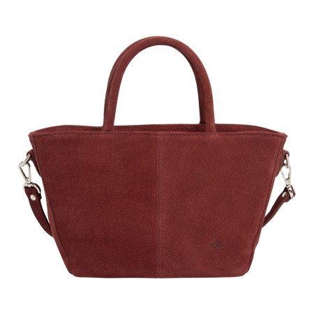 женская сумка ursula burgundy suede - женские аксессуары замшевые 