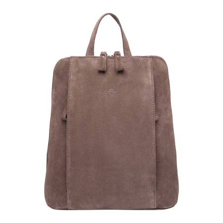женский рюкзак sable taupe suede - рюкзаки