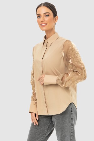 блузка с вышивкой - женские блузы kanzler 