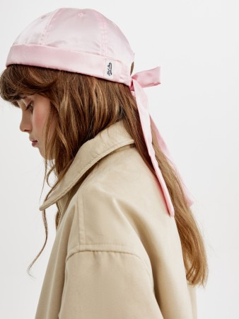 атласная кепка-докер с бантом для девочек - детские головные уборы для девочек 