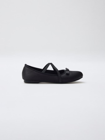 атласные балетки для девочек - детская обувь