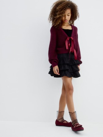 атласные балетки для девочек - детская обувь