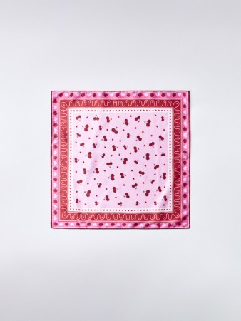 атласный платок с принтом для девочек - офферы для девочек 