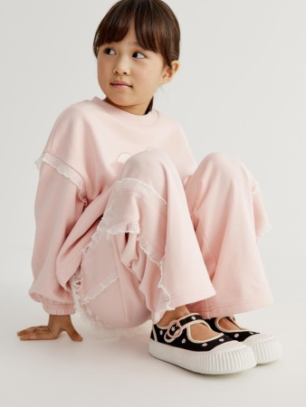 балетки спортивном стиле с вышивкой для девочек - детская одежда, обувь и аксессуары для всех возрастов российская 