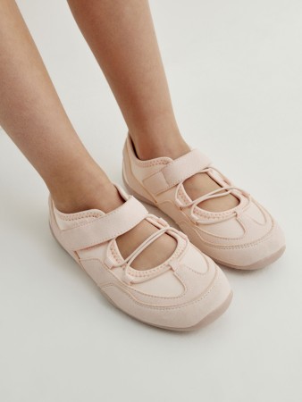 балетки в спортивном стиле для девочек - детская одежда, обувь и аксессуары