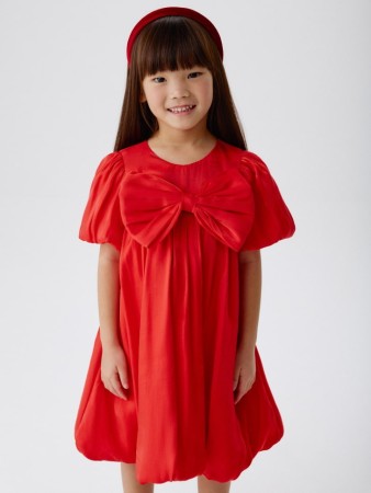 бархатное платье с юбкой-баллон для девочек - платья и сарафаны на застежке 