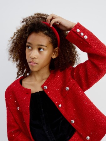 бархатный ободок для девочек - детская одежда, обувь и аксессуары бархатная 