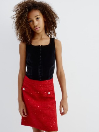 бархатный укороченный топ для девочек - детская одежда, обувь и аксессуары для всех возрастов широкая 