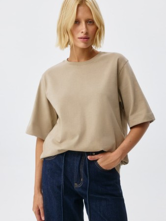 базовая футболка alba oversize fit - женские футболки трикотажные 