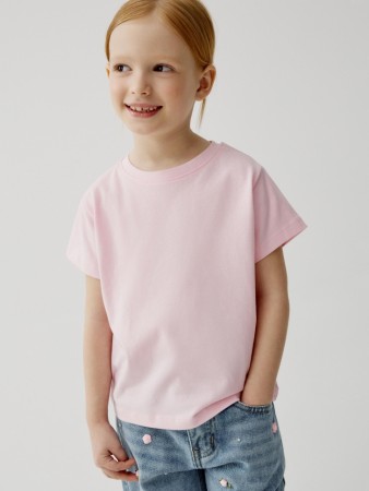 базовая футболка для девочек - детская одежда, обувь и аксессуары для всех возрастов однотонная 