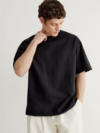 базовая футболка макс оверсайз - мужская одежда, обувь и аксессуары оверсайз 