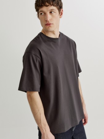 базовая футболка макс оверсайз - мужская одежда, обувь и аксессуары оверсайз 