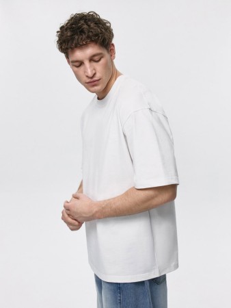 базовая футболка max oversize fit - мужская одежда, обувь и аксессуары с круглым вырезом 