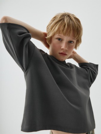 базовая футболка оверсайз детская - детские футболки и поло дешевые 