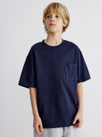 базовая футболка оверсайз детская - детские футболки и поло однотонные 