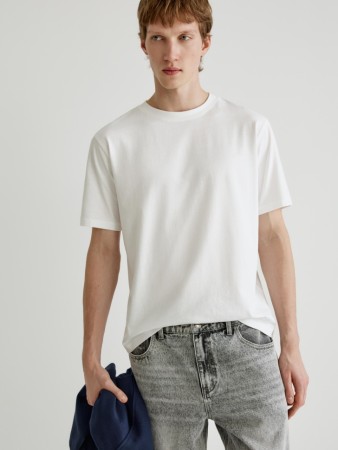 базовая футболка peter regular fit - мужская одежда свободная 