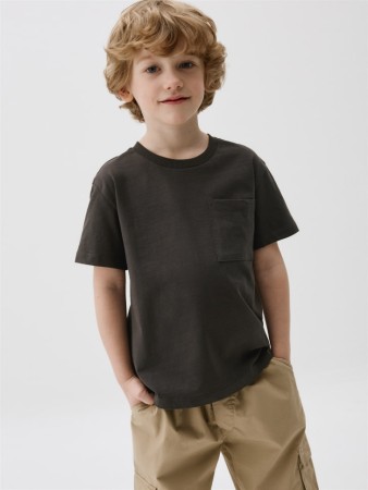 базовая футболка с карманом детская фотография