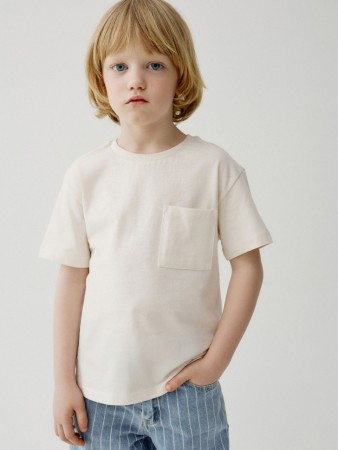 базовая футболка с карманом детская фотография