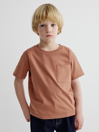 базовая футболка с карманом детская фотография