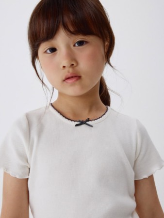 базовая футболка в рубчик для девочек - детская одежда, обувь и аксессуары для всех возрастов прилегающая 