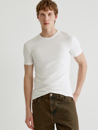 базовая футболка yan super slim fit - мужская одежда слим фит 