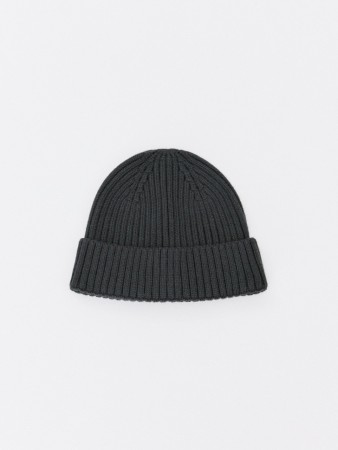 базовая шапка в рубчик - аксессуары дешевые 