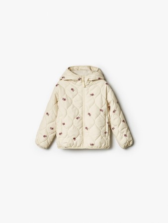 базовая стеганая куртка из нейлона с принтом для девочек фотография