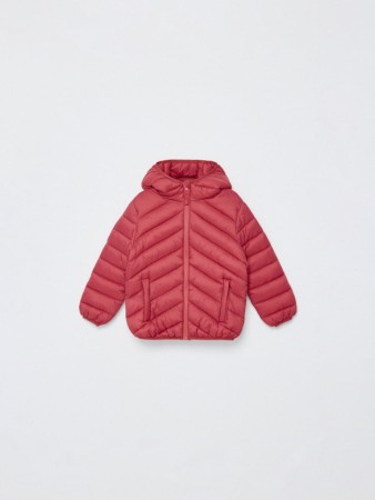 базовая ультралегкая стеганая куртка для девочек фотография